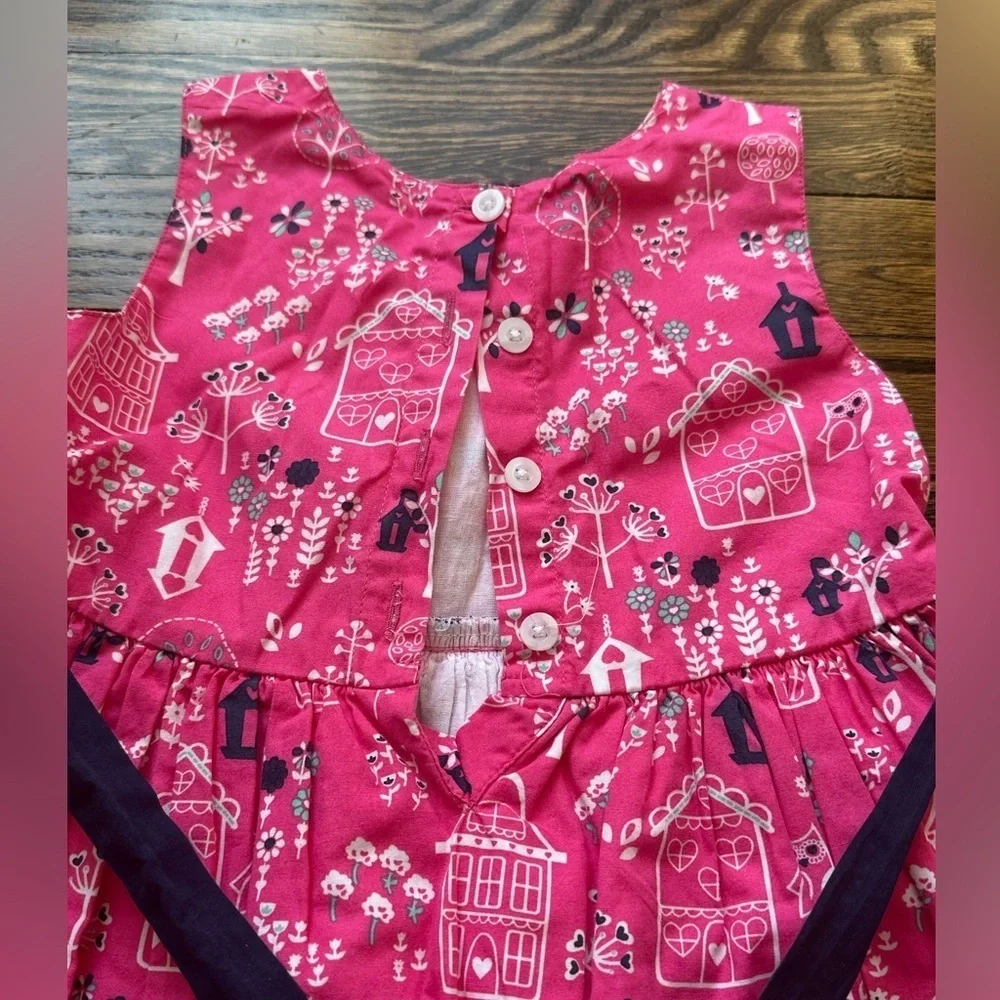 Westside Girls Pink Cottagecore House Floral Fit & Flare Dress 5-6Y